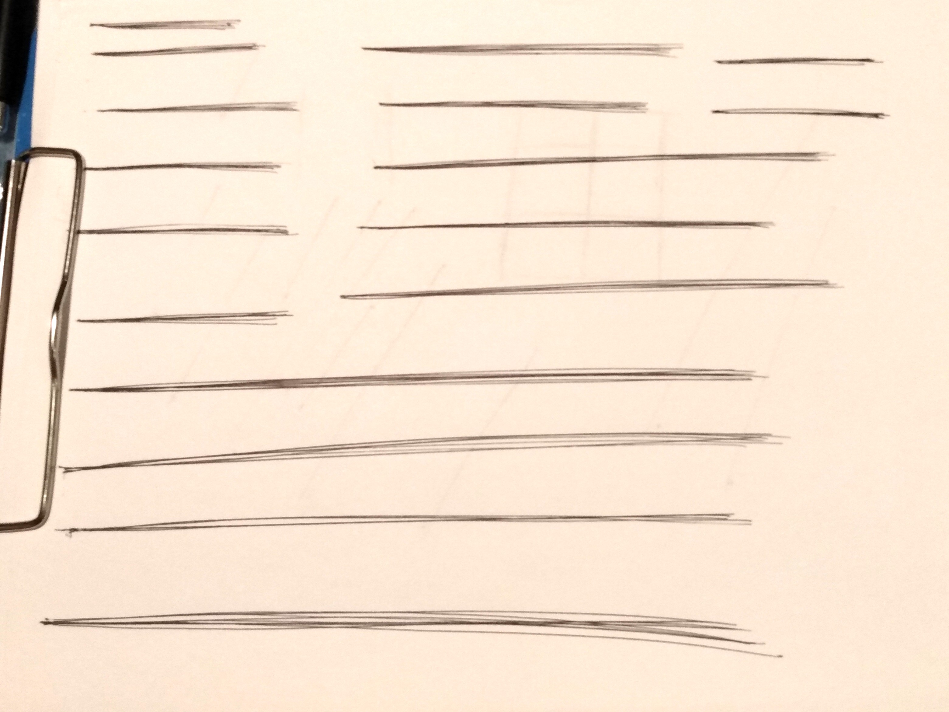Drawing exercise one
